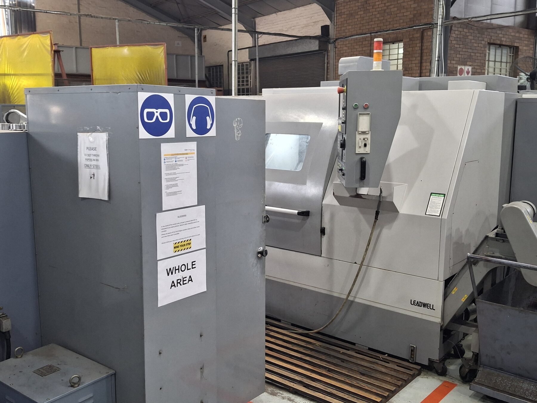 Kobot Engineering CNC workshop floor, Paarl