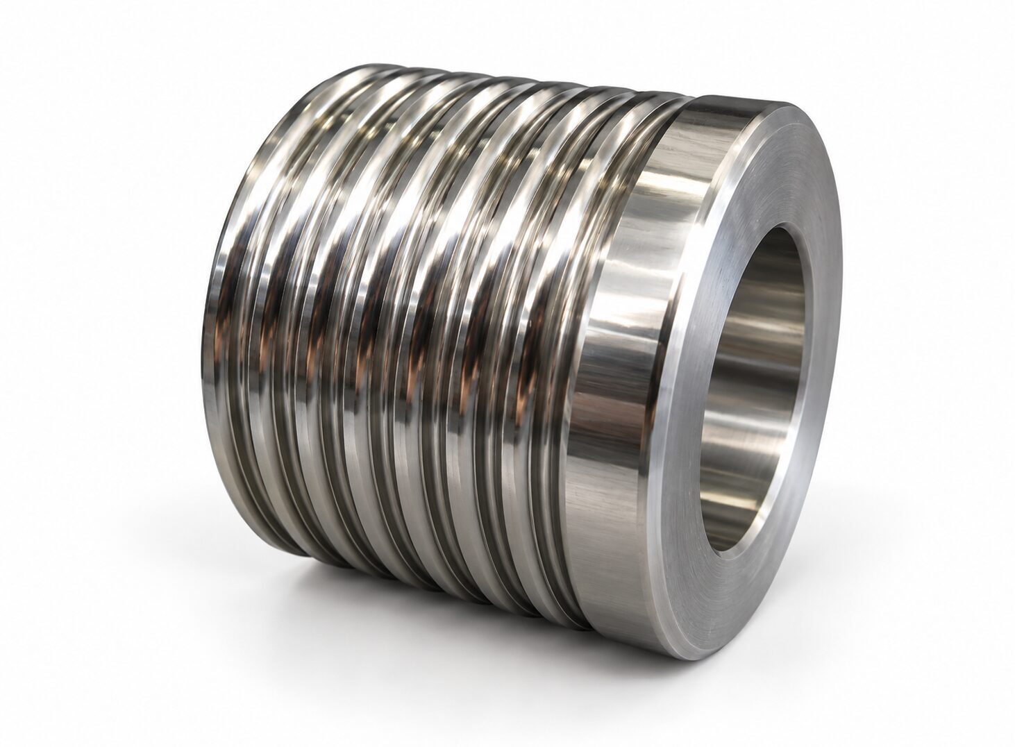 Precision-turned threaded cylindrical spare part